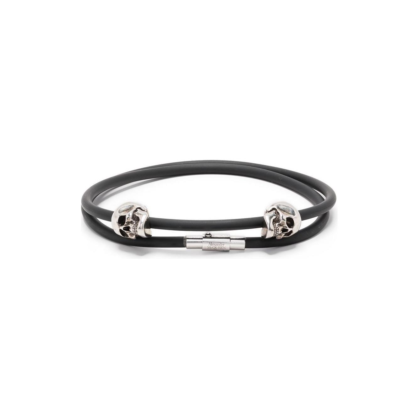 Alexander McQueen Bijoux Black Bracelet Alexander Mcqueen Dark Slate Gray