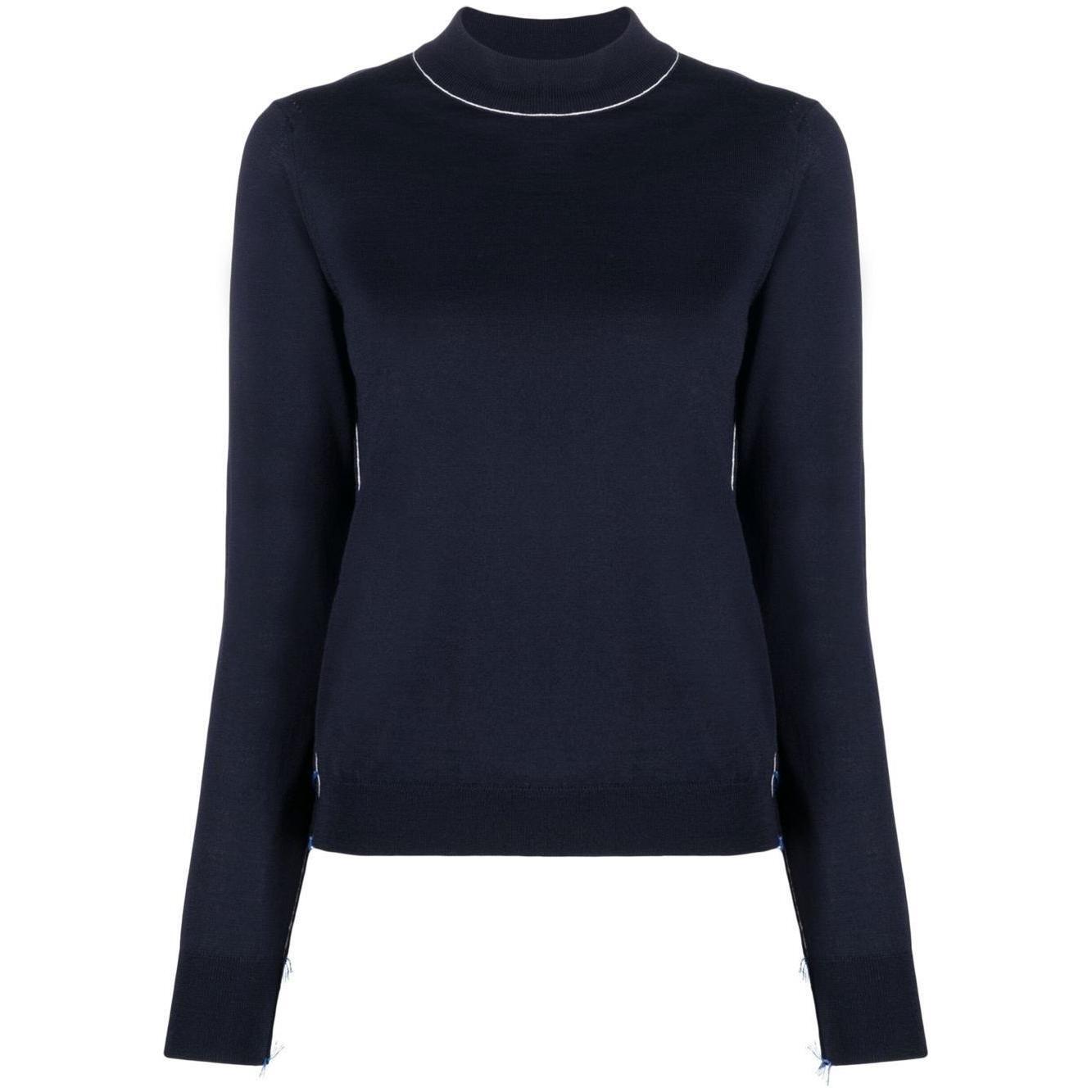 Maison Margiela Sweaters Blue SI0HA0005S17814511F