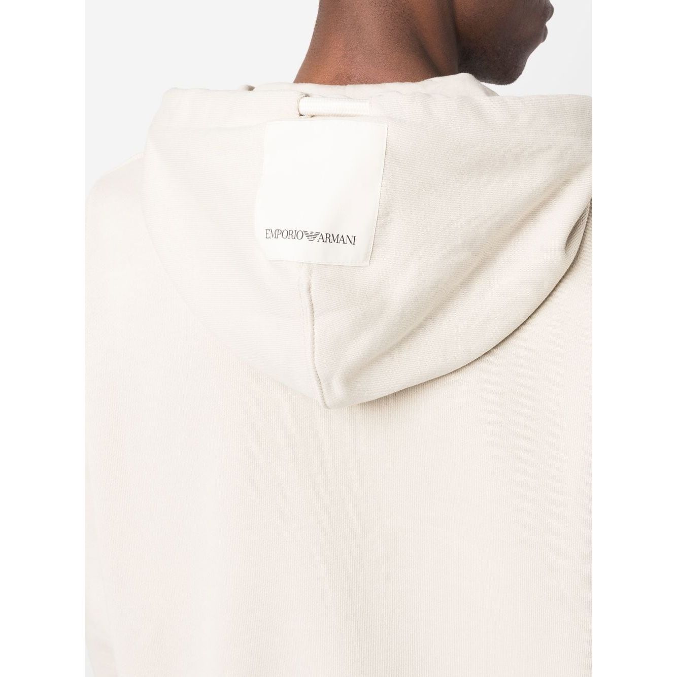 Emporio Armani cotton hoodie with logo Topwear