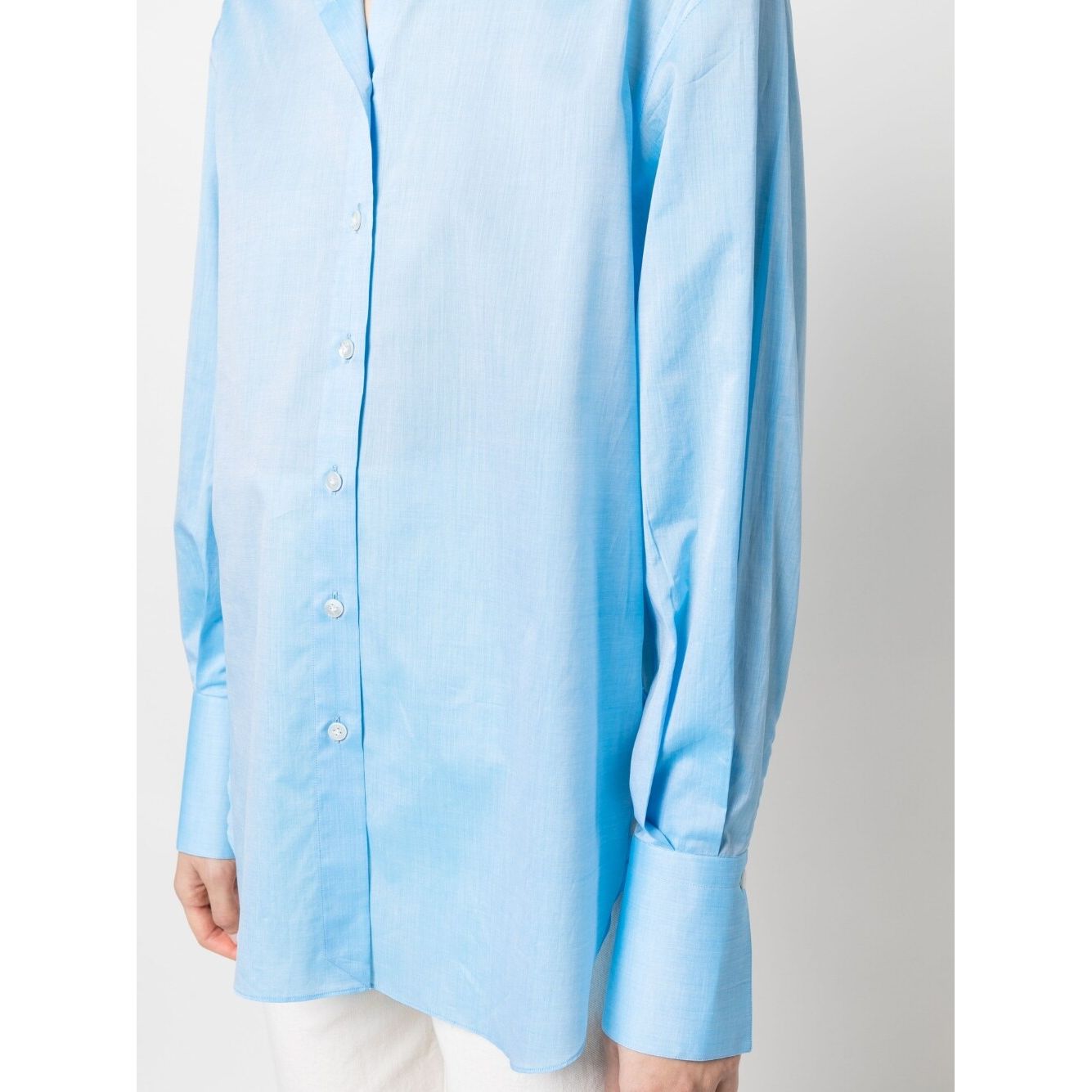 FINAMORE 1925 NAPOLI Shirts Clear Blue