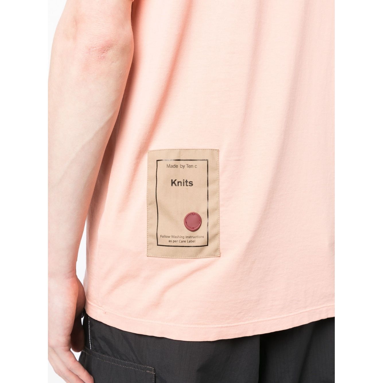 TEN C T-shirts and Polos Pink Topwear Ten C Bisque