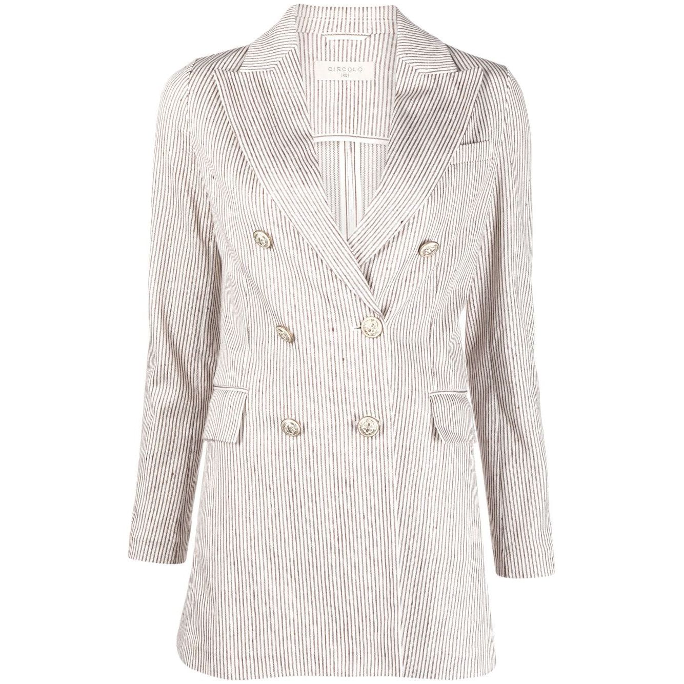 Circolo 1901 Jackets Brown Jackets Circolo 1901 Antique White