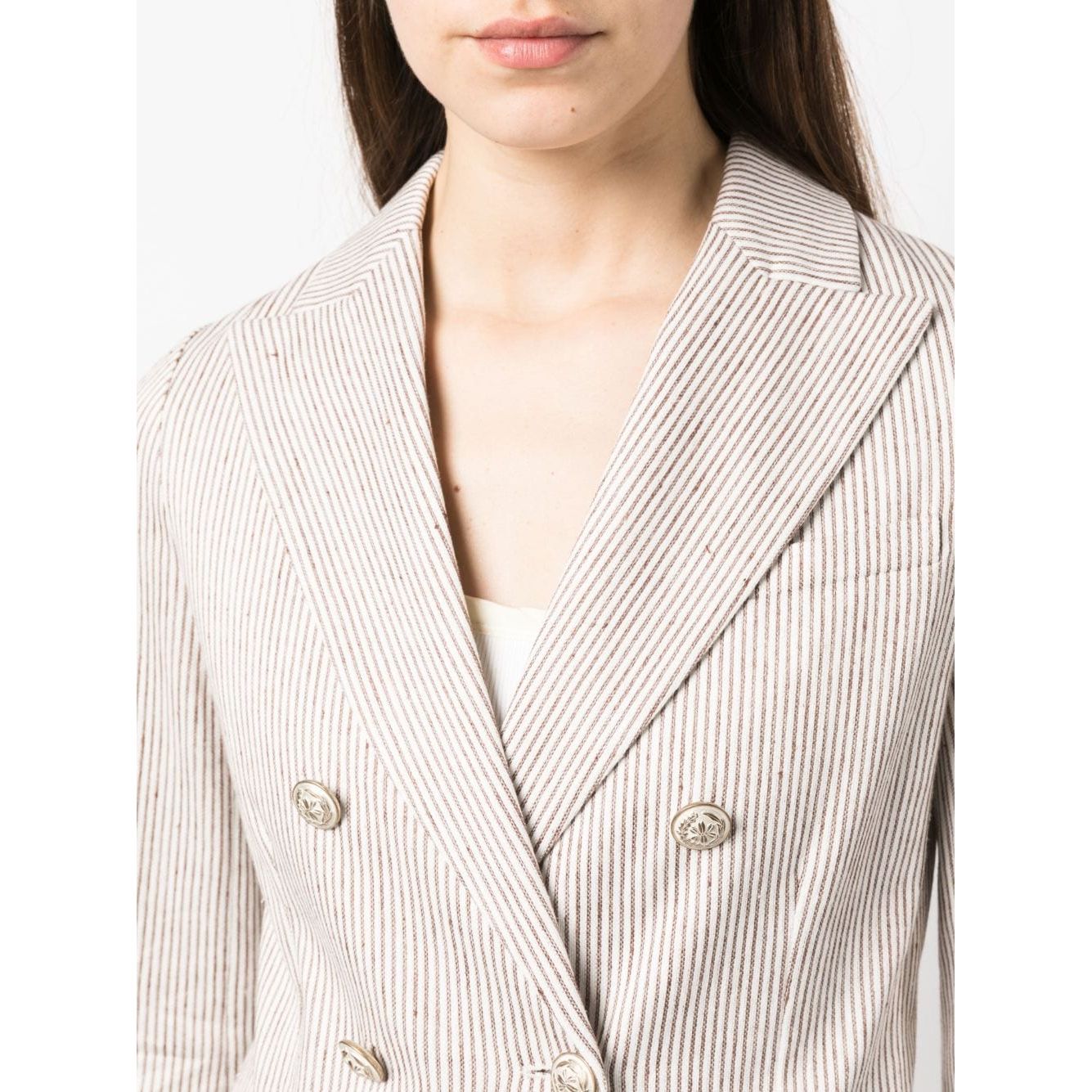 Circolo 1901 Jackets Brown Jackets Circolo 1901 Antique White