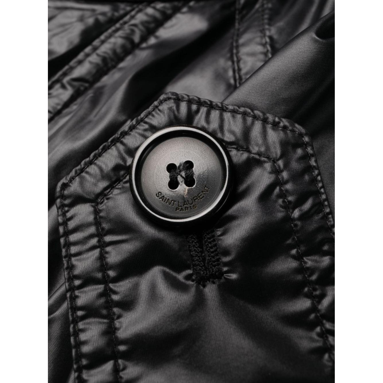Saint Laurent shoulder-pad Oversized Trench Coat Jackets