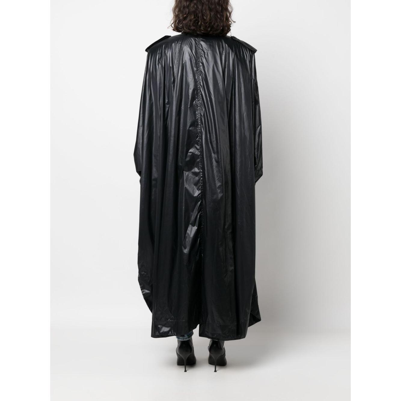 Saint Laurent shoulder-pad Oversized Trench Coat Jackets