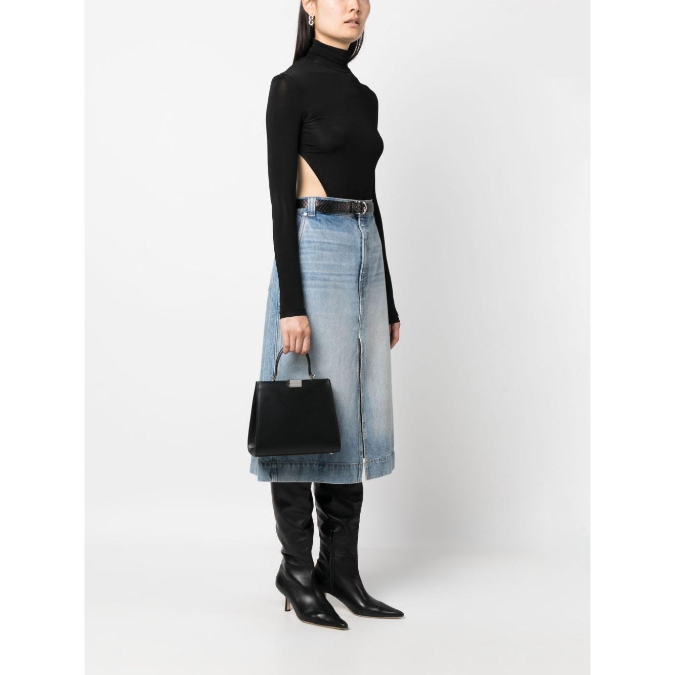 Armarium logo-plaque leather tote bag ARMTMBA01LE02002