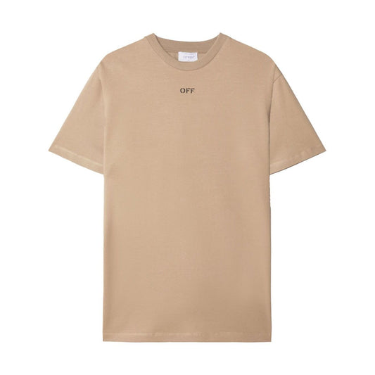 Off White Logo cotton t-shirt Topwear