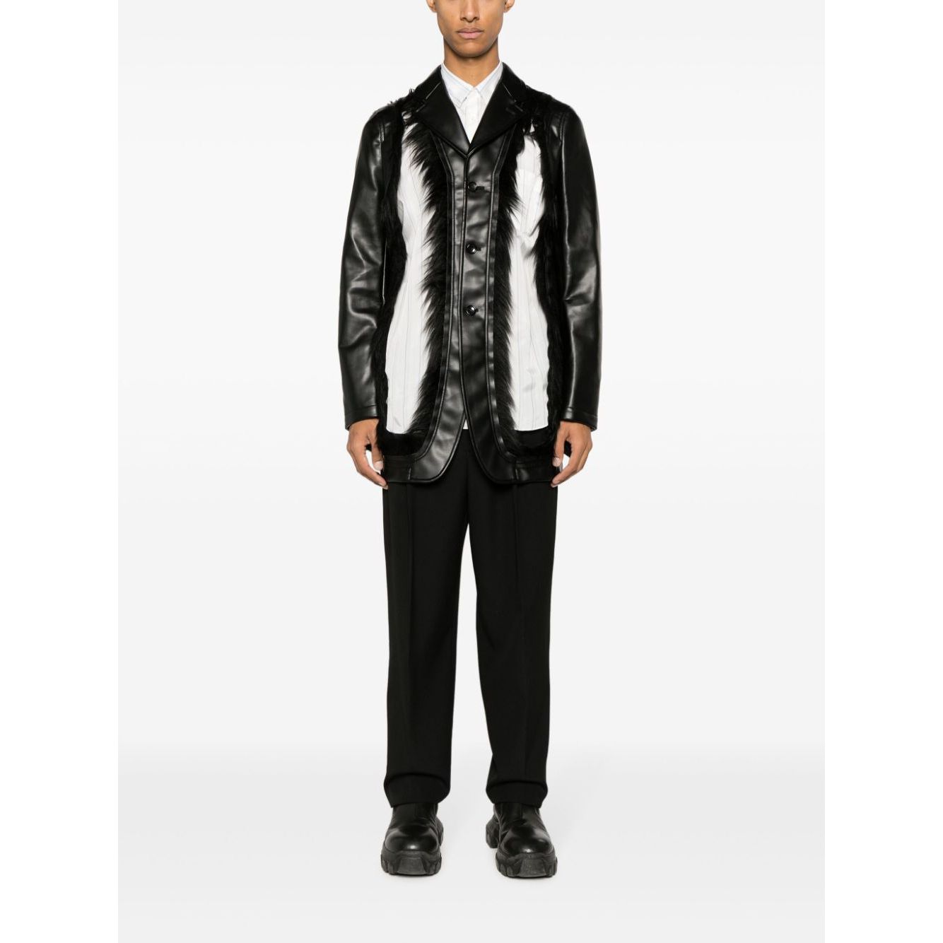 HOMME PLUS Jackets Black Jackets