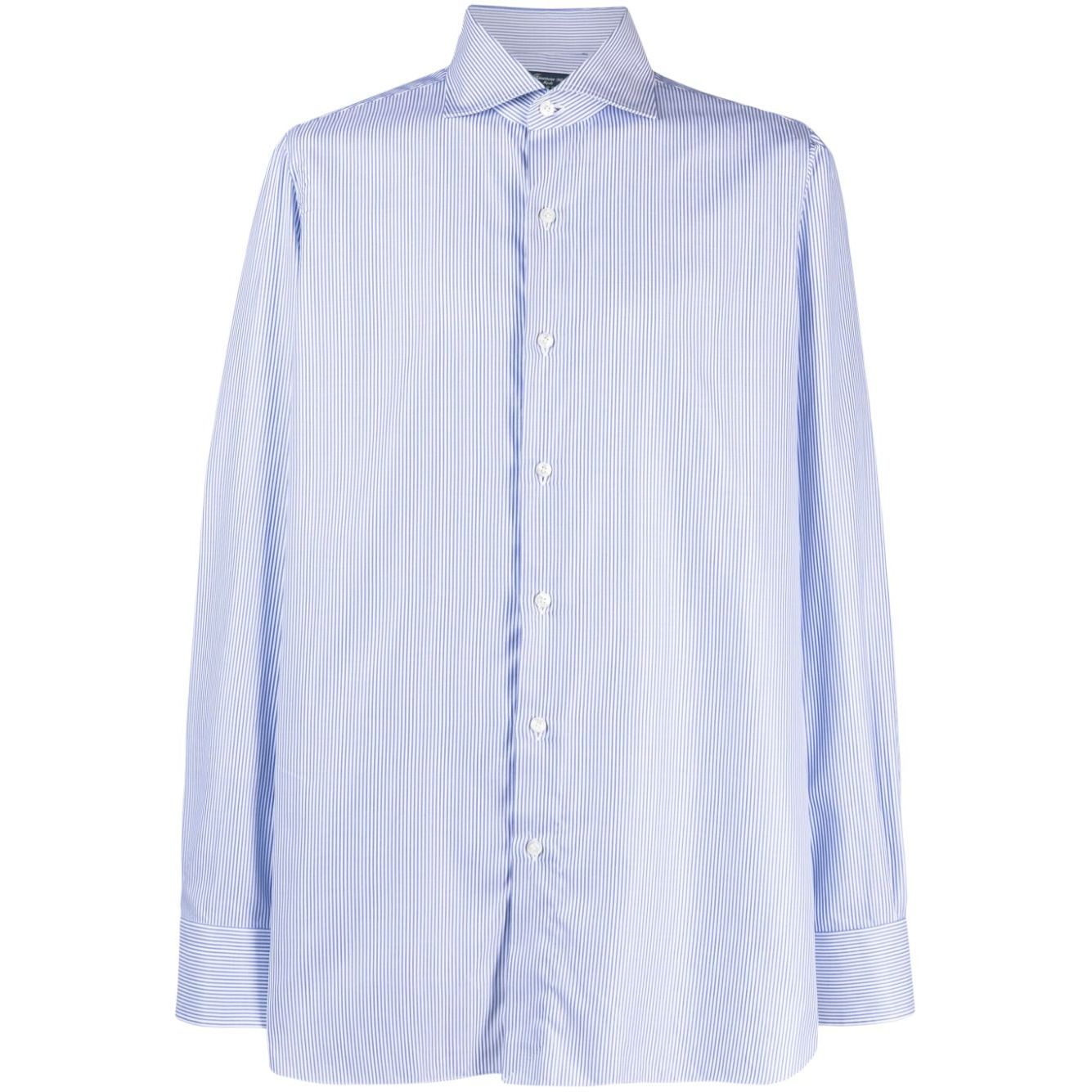 FINAMORE 1925 NAPOLI Shirts Blue Shirts