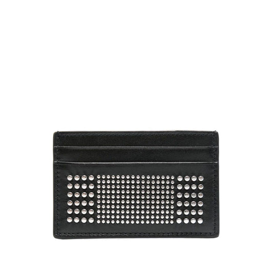 Alexander McQueen Studded leather card case Small Leather Goods