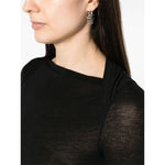 Saint Laurent Wool blend long pencil dress 775362Y37NW1000