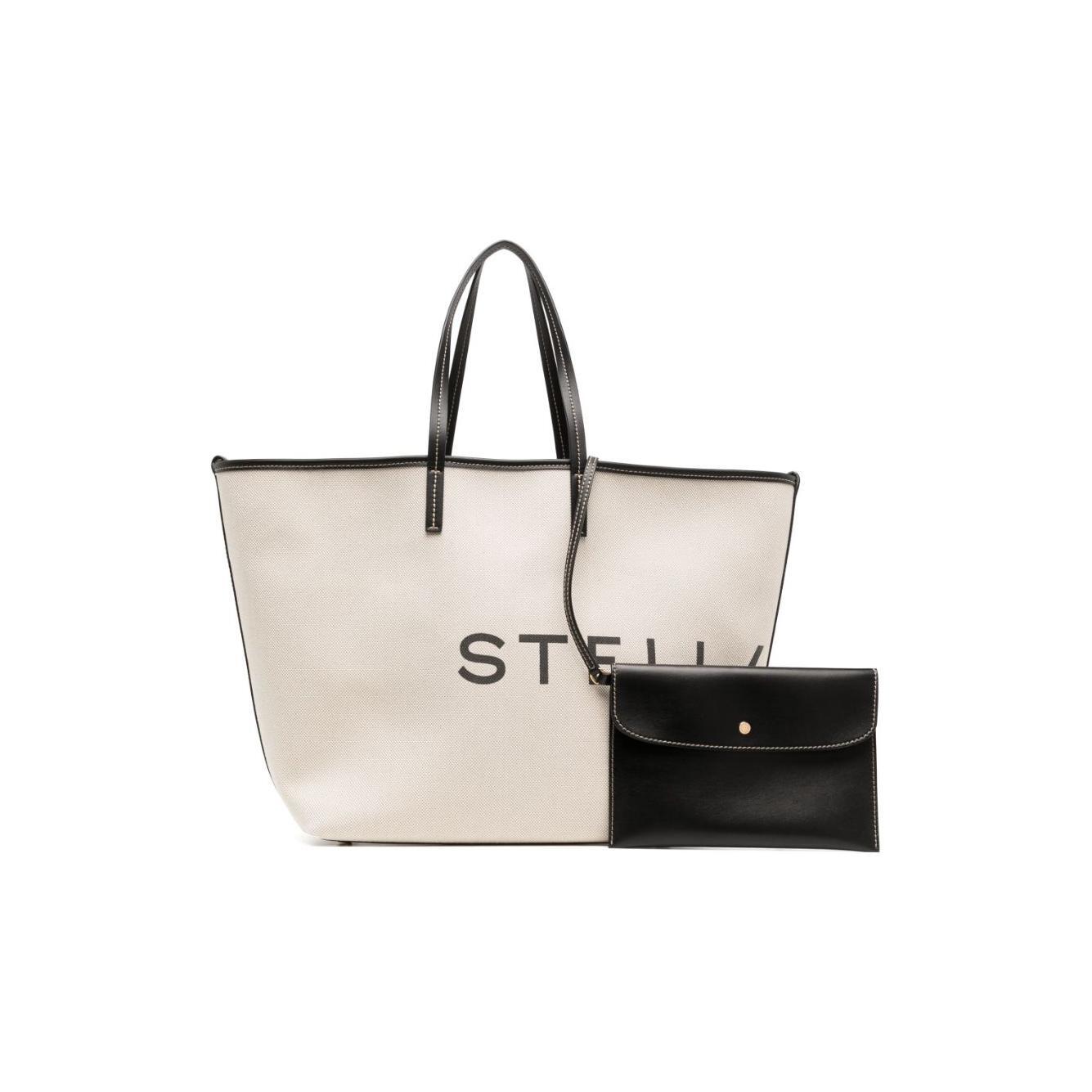Stella McCartney Logo canvas tote bag 7B0048WP02219043