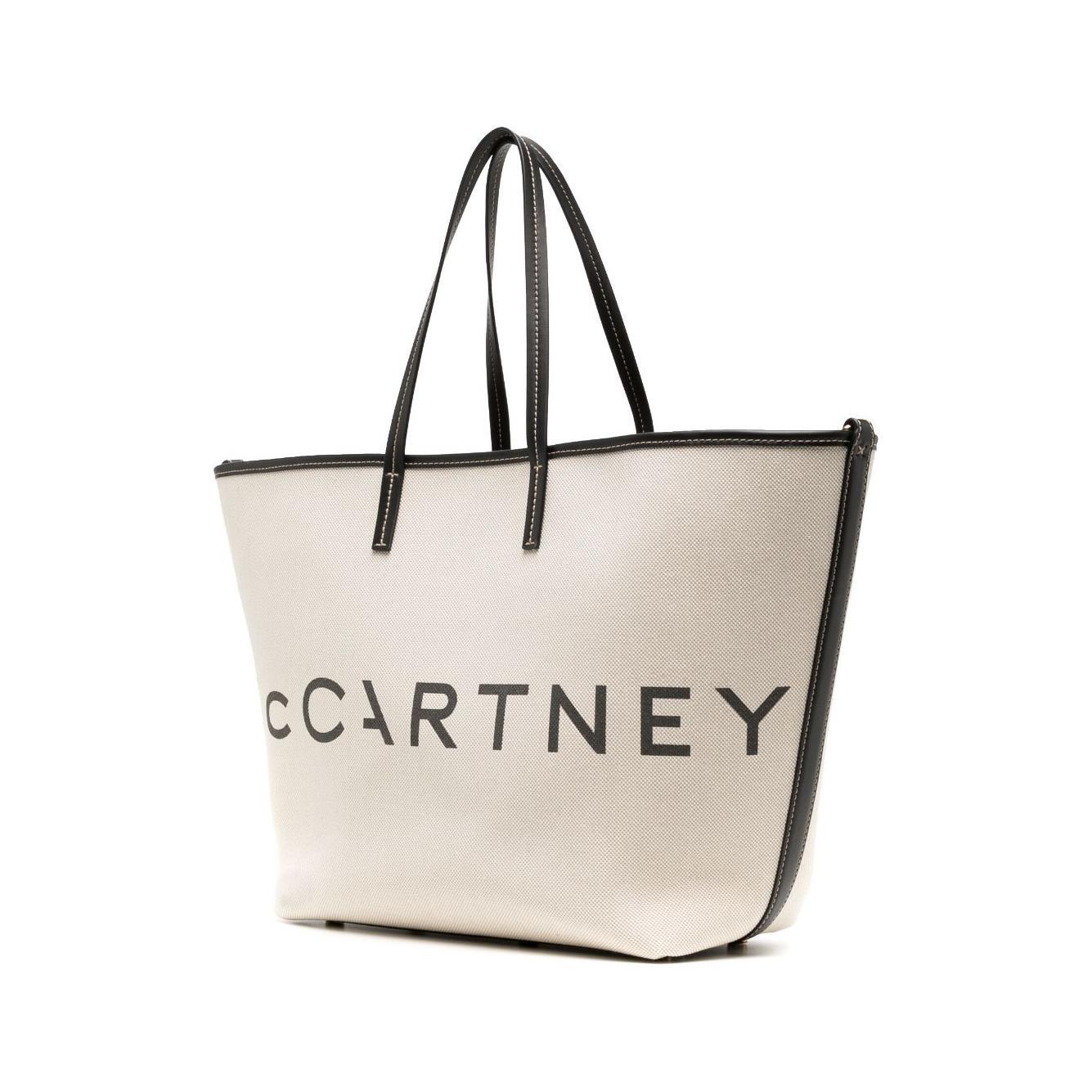 Stella McCartney Logo canvas tote bag 7B0048WP02219043