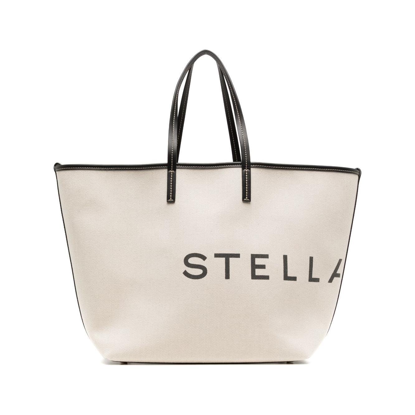 Stella McCartney Logo canvas tote bag 7B0048WP02219043