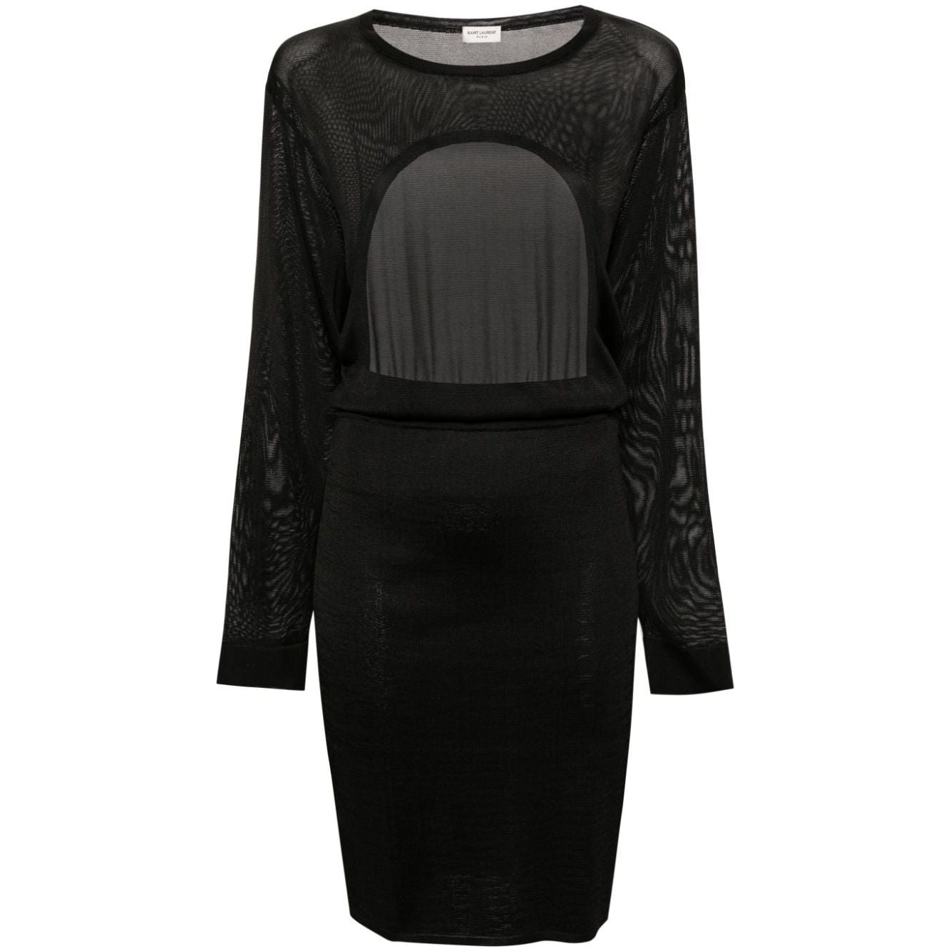 Saint Laurent open-back knitted dress 776019Y76LT1000