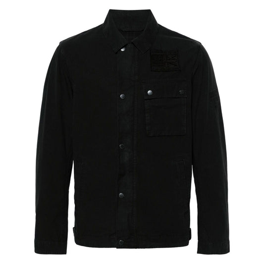 BARBOUR INTERNATIONAL Coats Black Jackets