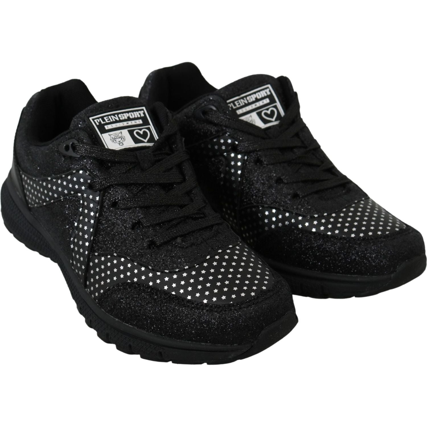 Philipp Plein Black Running Jasmines Sneakers Shoes