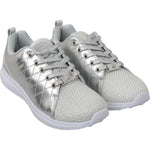 Philipp Plein Sleek Silver Sneakers for Trendsetters WOMAN SNEAKERS Philipp Plein Gray