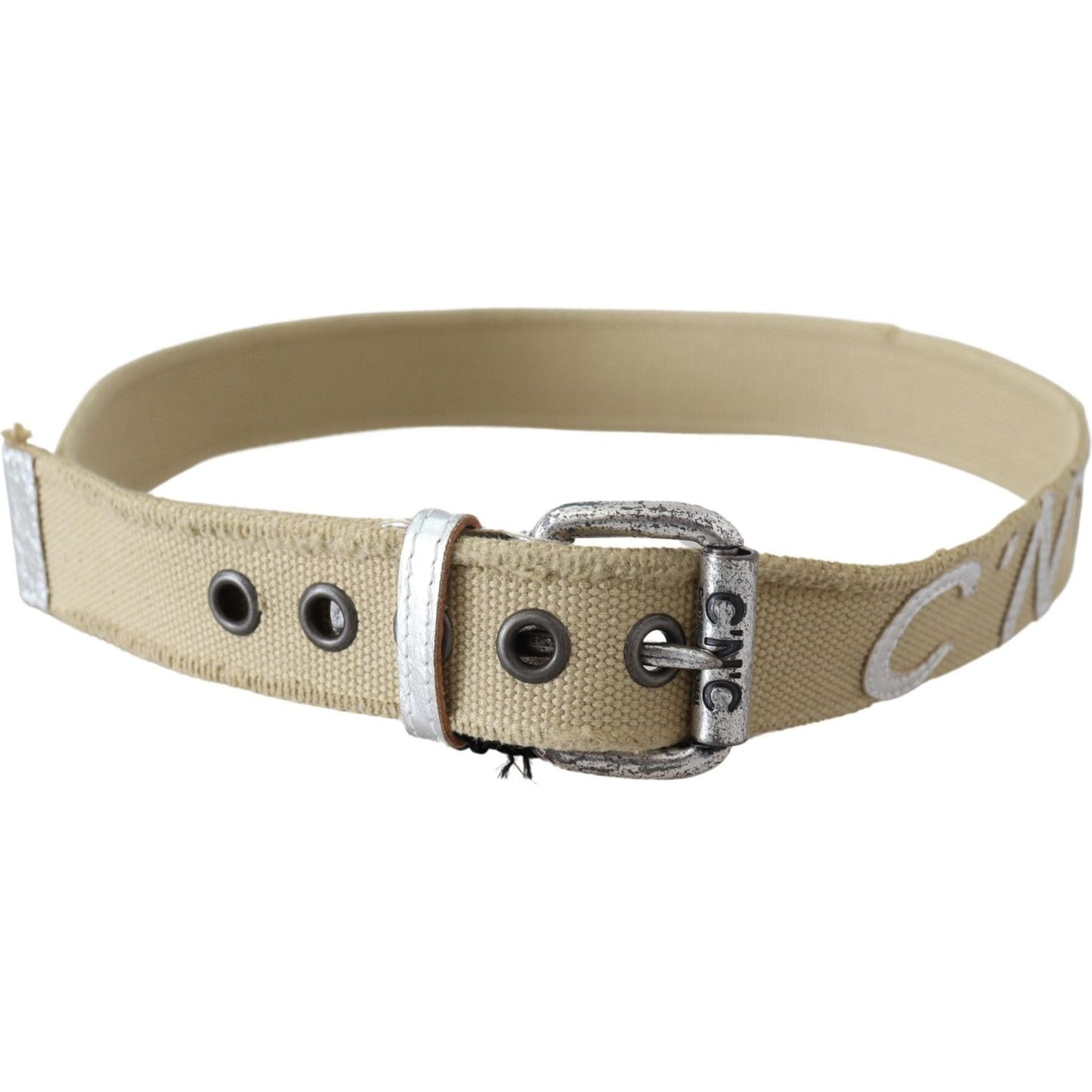 Costume National Elegant Beige Cotton Fashion Belt Belt Costume National Rosy Brown