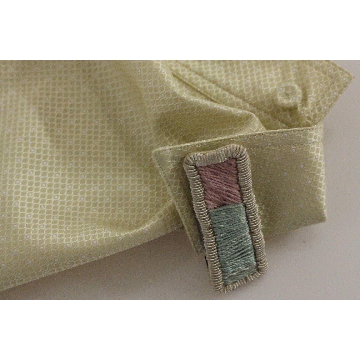 Andrea Incontri Elegant Beige Blouse Tank Top Andrea Incontri Slate Gray