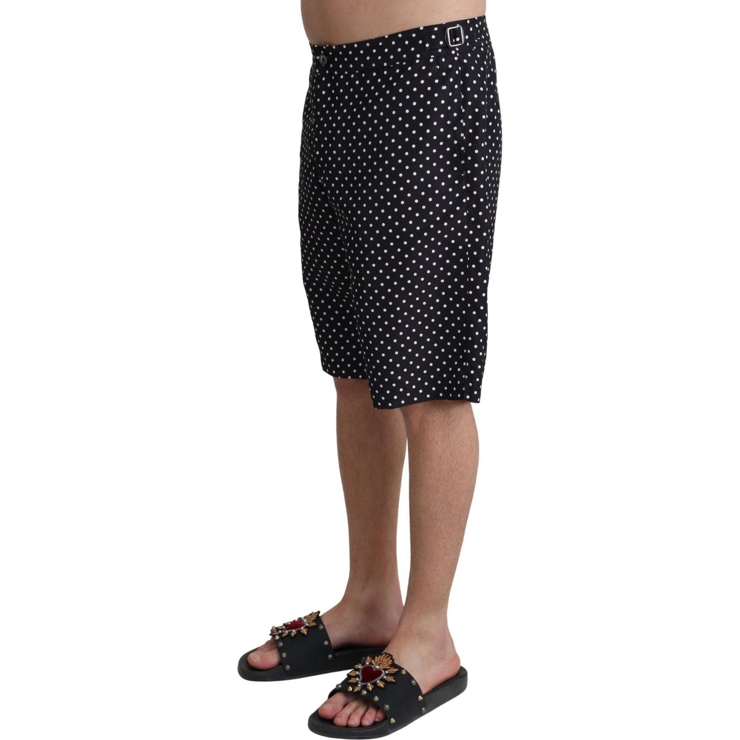 Dolce & Gabbana Polka Dot Elegance Swim Trunks Boxer Dolce & Gabbana Rosy Brown