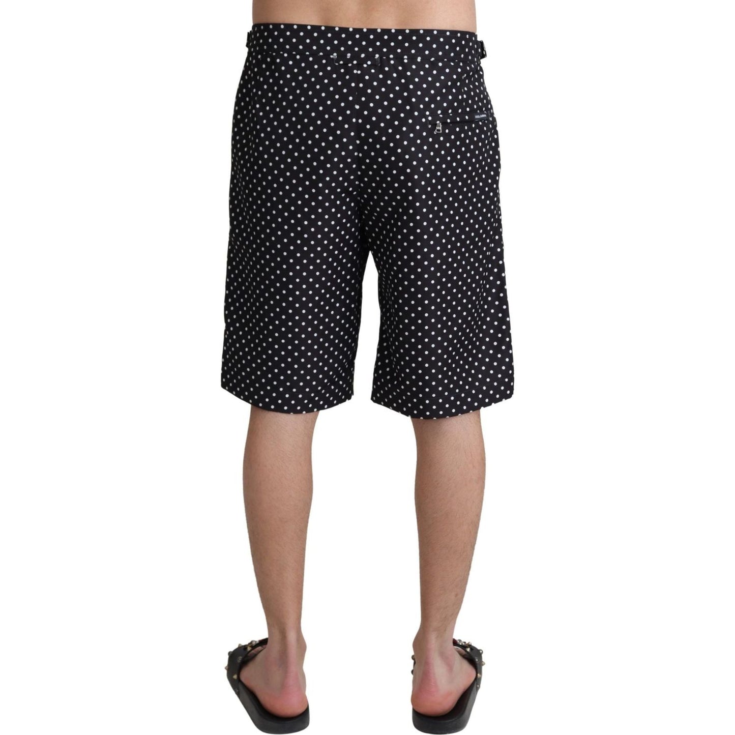 Dolce & Gabbana Polka Dot Elegance Swim Trunks Boxer Dolce & Gabbana Rosy Brown