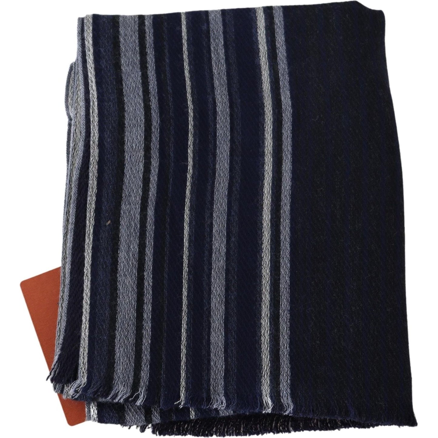 Missoni Chic Multicolor Wool Silk Striped Scarf Missoni Black