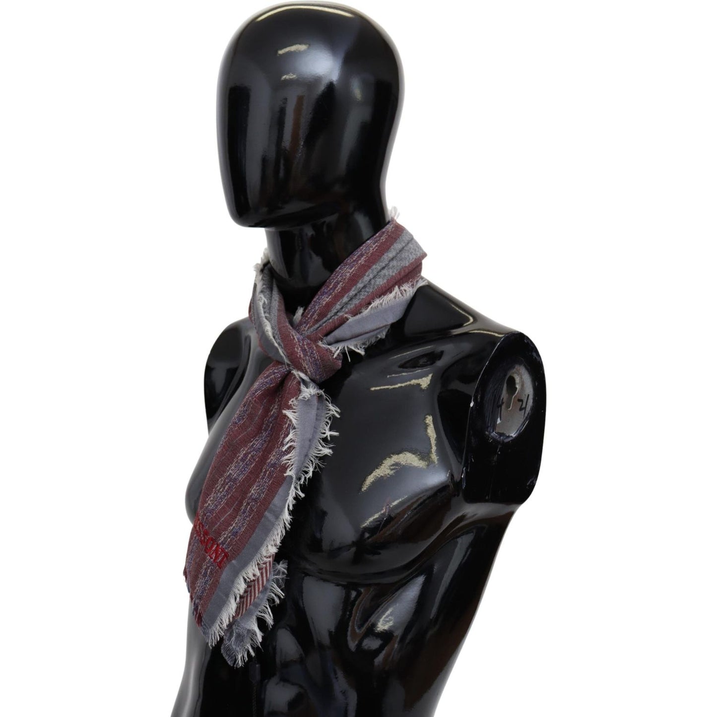 Missoni Chic Multicolor Wool Blend Designer Scarf Missoni Dark Slate Gray