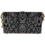 Dolce & Gabbana Gray Fashion Devotion Clutch Plexi SICILY BOX Purse VAS12478