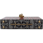 Dolce & Gabbana Gray Fashion Devotion Clutch Plexi SICILY BOX Purse VAS12478
