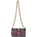 Dolce & Gabbana Gray Fashion Devotion Clutch Plexi SICILY BOX Purse VAS12478