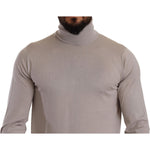 Dolce & Gabbana Gray Cashmere Turtleneck Pullover Sweater TSH6571 -48