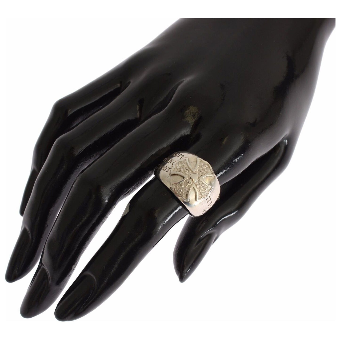 Nialaya Silver Cross Womens 925 Sterling Ring Ring