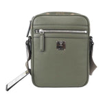 MCM Klassik Mini Sea Turtle Visetos Mixed Leather Multifunction Crossbody Bag Green 103176