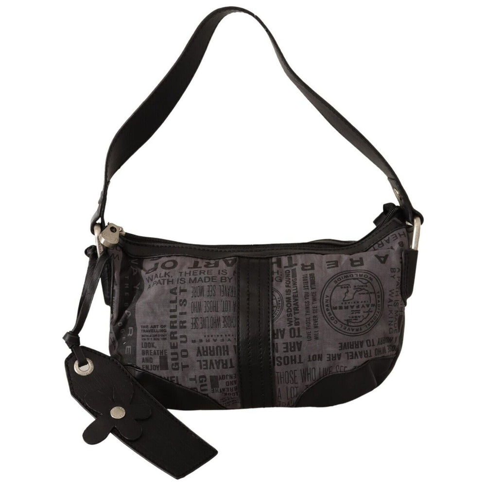 WAYFARER Gray Printed Handbag Shoulder Purse Fabric Bag VA8772