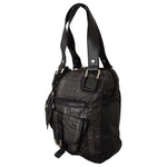 WAYFARER Black Printed Logo Shoulder Handbag Purse Bag VA8774