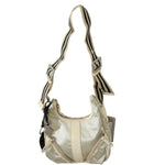 WAYFARER White Shoulder Crossbody Sling Fabric Purse VAS9185