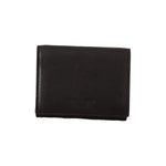 Dolce & Gabbana Black Leather Trifold Purse Belt Multi Kit Wallet VAS130144#