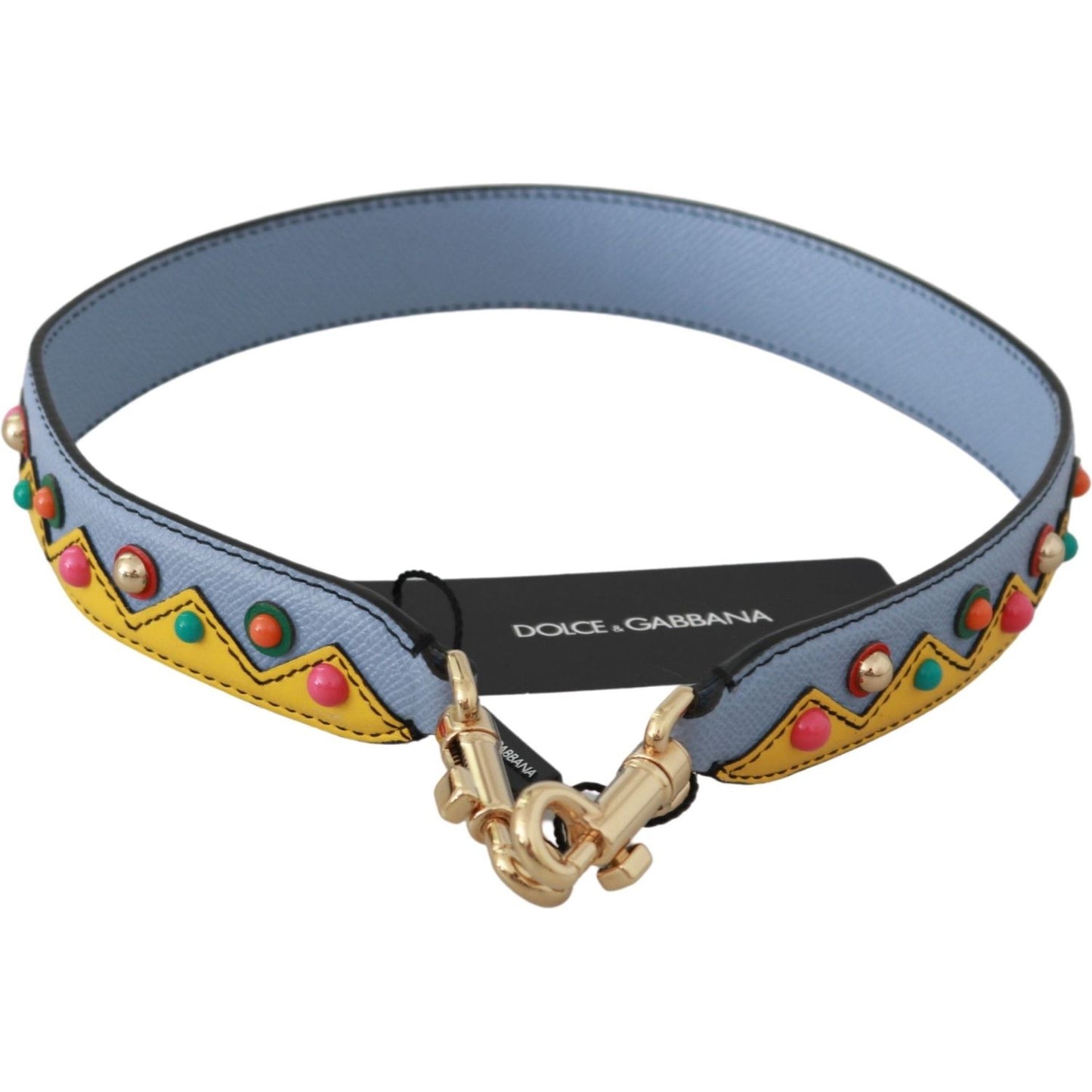 Dolce & Gabbana Blue Handbag Accessory Shoulder Strap Leather BEL60572