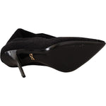 Dolce & Gabbana Elegant Black Stretch Socks Boots Dolce & Gabbana Black