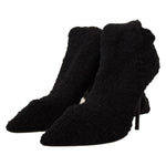 Dolce & Gabbana Chic Black Stretch Sock Boots Dolce & Gabbana Black