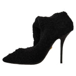 Dolce & Gabbana Chic Black Stretch Sock Boots Dolce & Gabbana Black