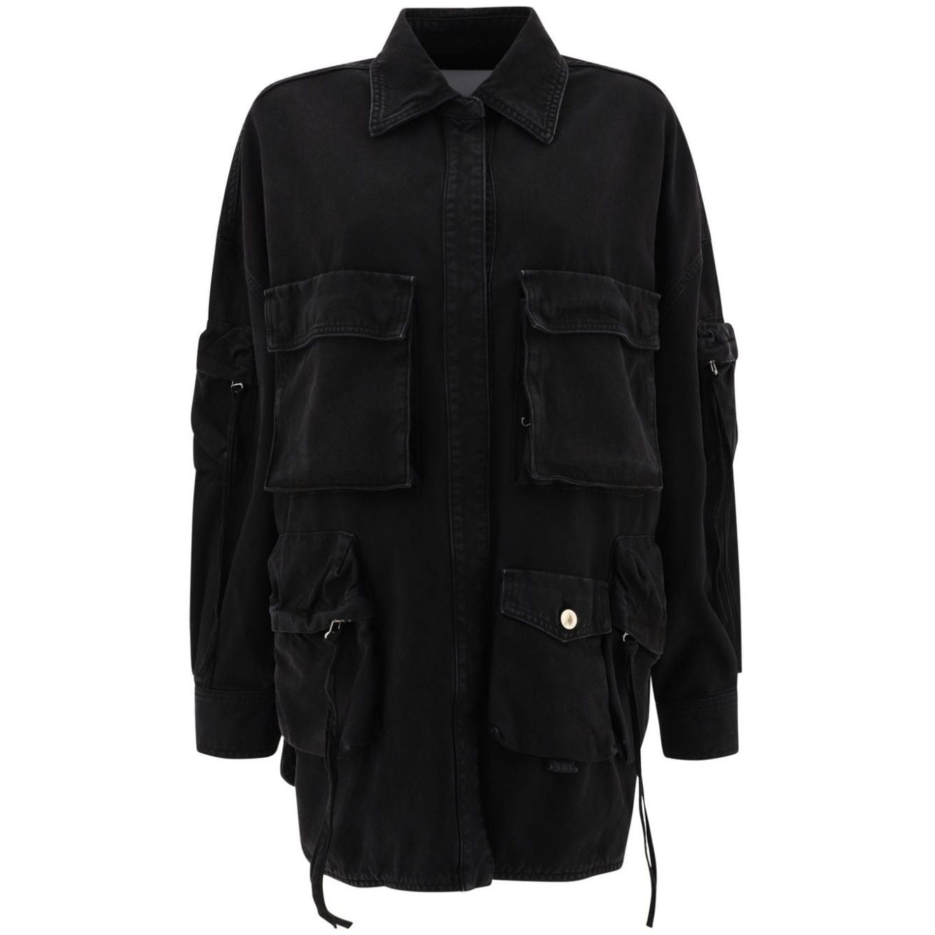The Attico Coats Black Jackets
