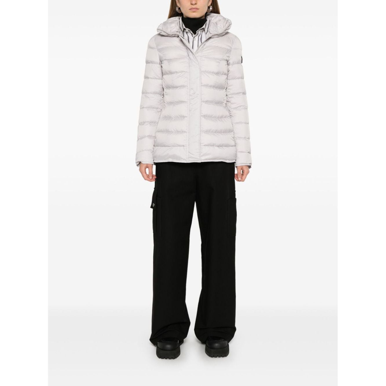 Peuterey Coats Grey Jackets Peuterey White Smoke