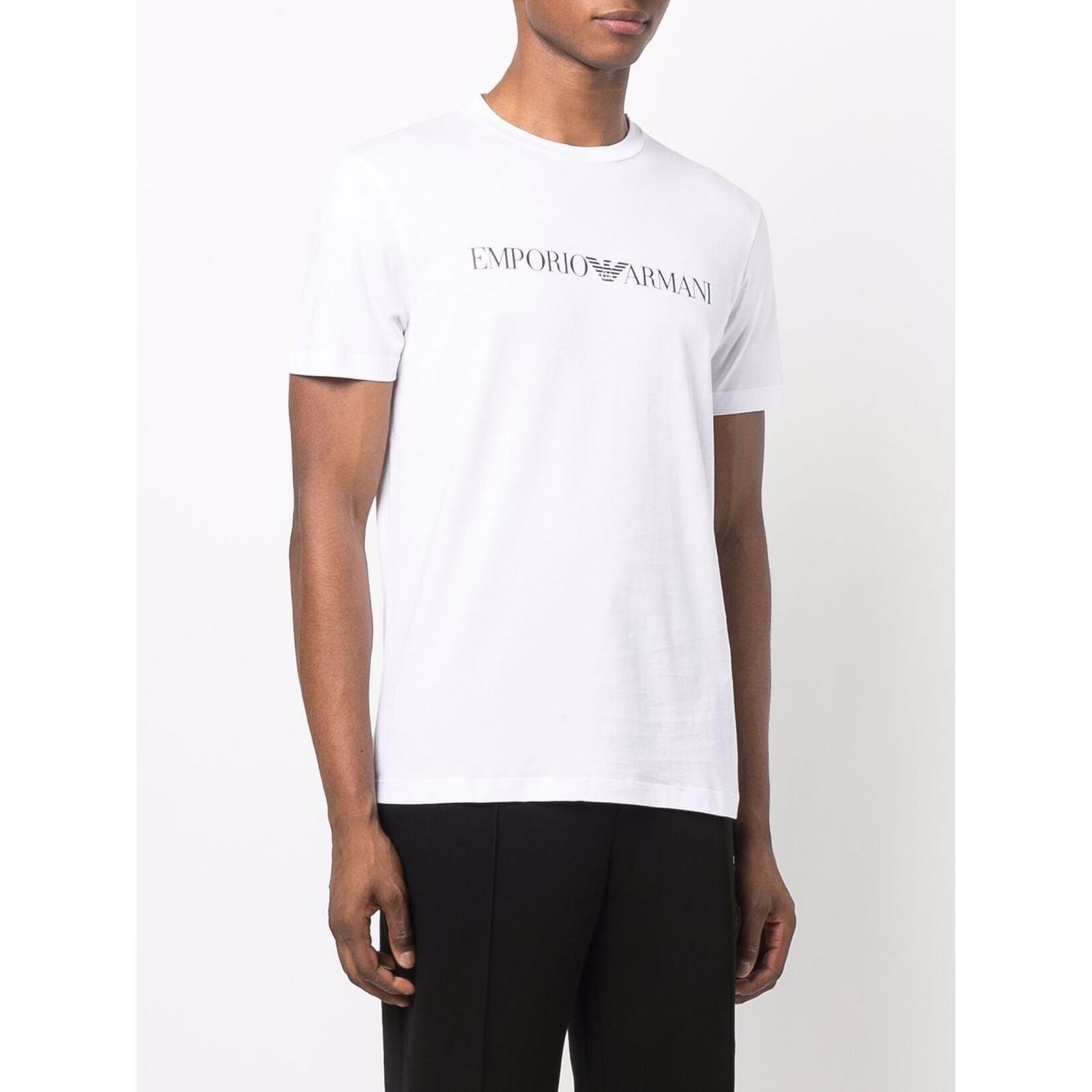 Emporio Armani logo-print cotton T-Shirt Topwear