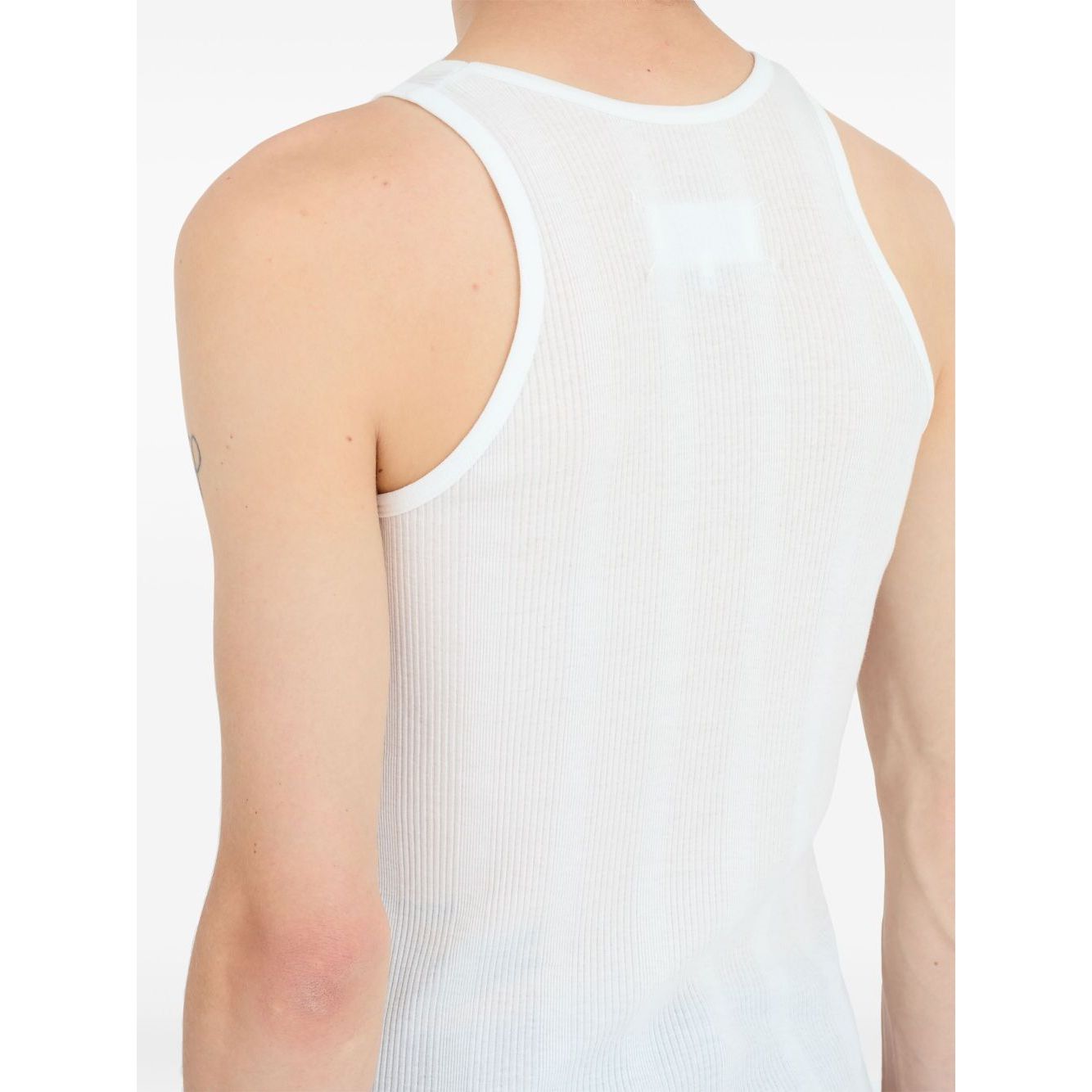 Maison Margiela Fancy ribbed tank top Topwear