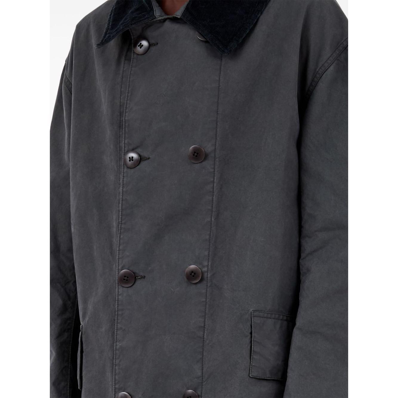Maison Margiela Double Breasted Cotton Jacket Jackets