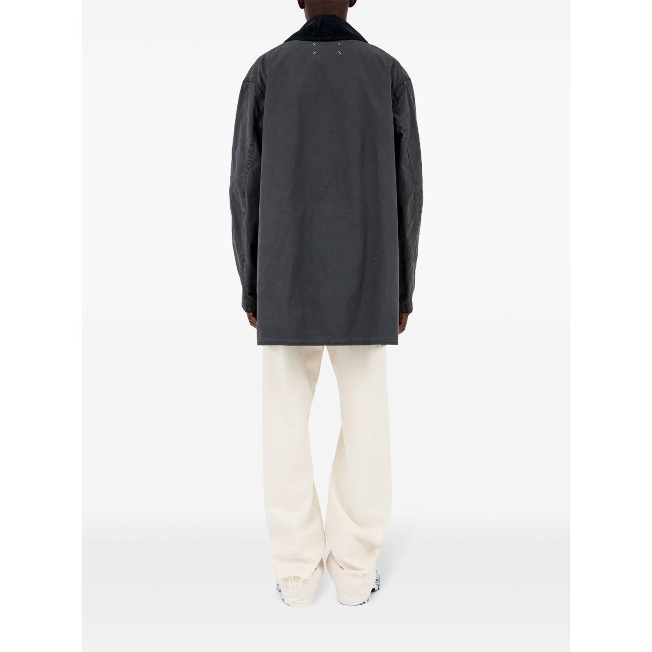 Maison Margiela Double Breasted Cotton Jacket Jackets
