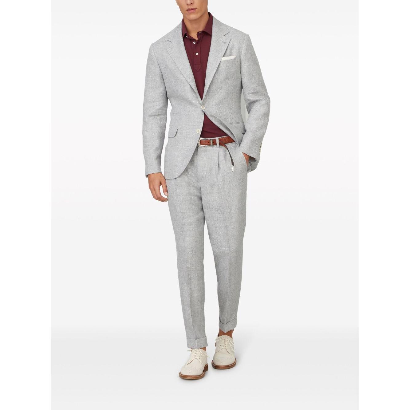 Brunello Cucinelli Jackets Light Grey Jackets