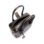 Golden Goose Vita Bag in smooth black leather and gold details GWA00470A00086790100-P25
